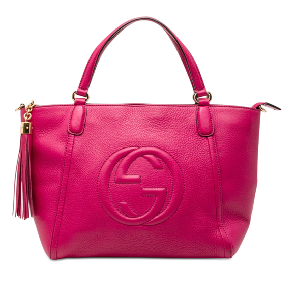 Gucci Handbags - Pre-Loved Gucci Small Calfskin Soho Cellarius Satchel